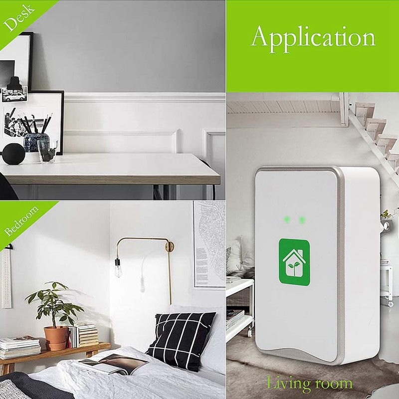 Negative Ion Generator Pluggable Air Purifier with Highest Output - Up to 32 Million Negative Ions/Sec, 6 Pack US Plug. 