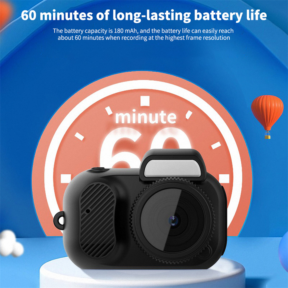 Baoer Y3000 Mini Digital Camera Loop Recording Portable HD Camera With 0.96 Inch Screen 8 Filter Effects For Kids Beginner. 
