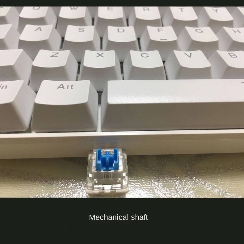 Mechanical keyboard 60% gaming white 61 keys computer keyboards Backlit mini teclado Musical portable Usb key board. 
