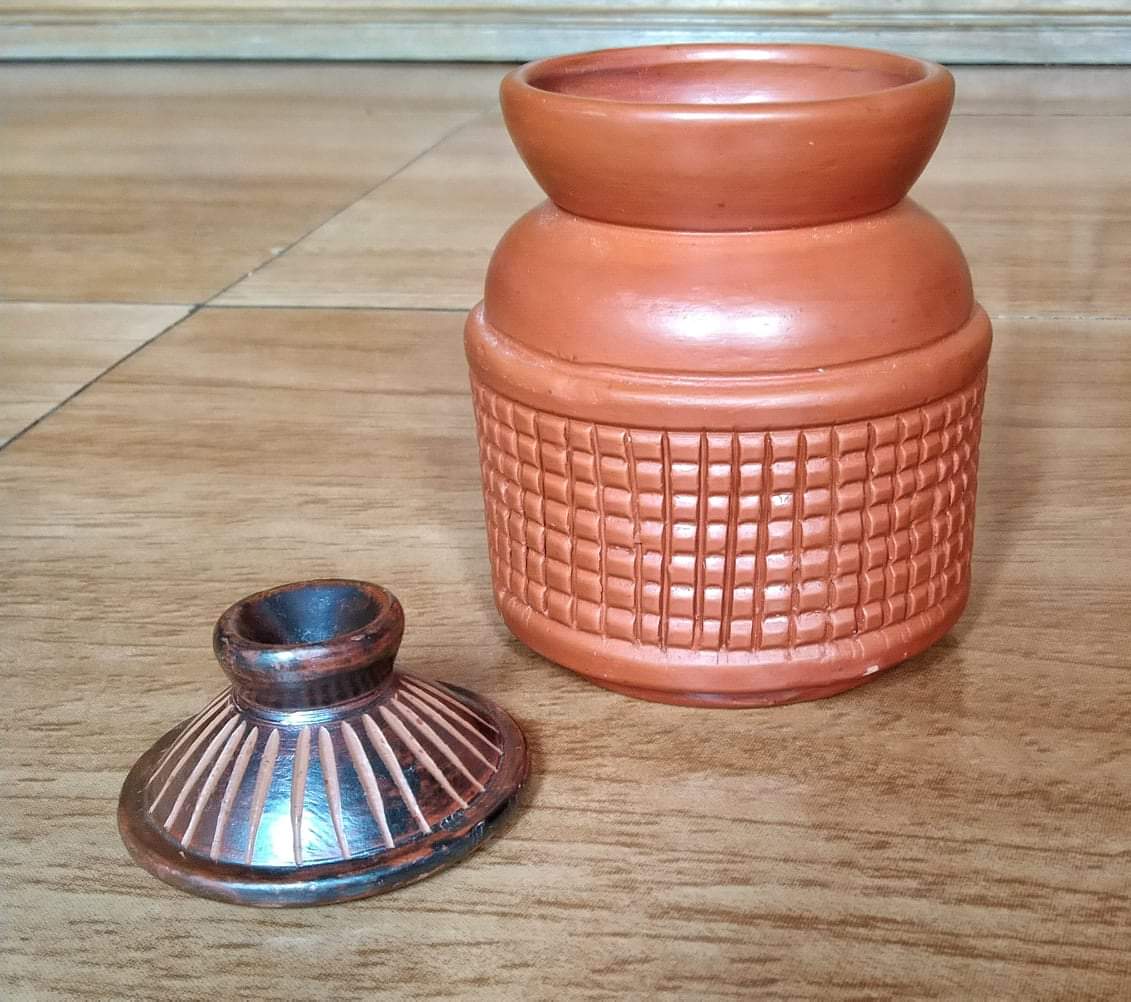 Matir Jar - Traditional Clay Jar For Preserving And Storing Food - Add A Rustic Touch To Your Kitchen. 