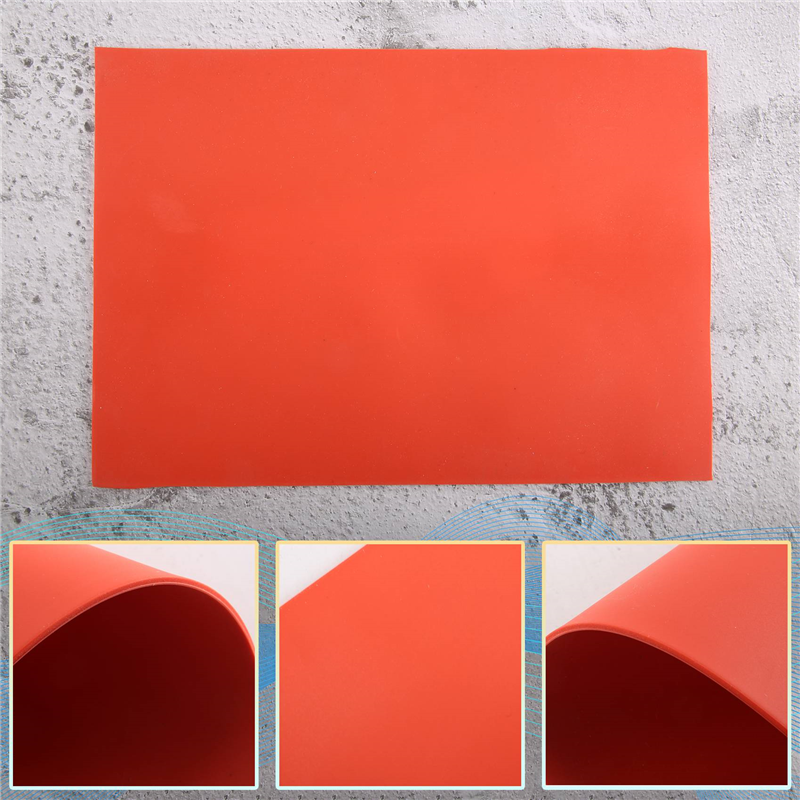 ARELENE Rubber Stamp Sheet for Lasers Engraving Machine with A4 Size 2.3mm (Orange-Red). 