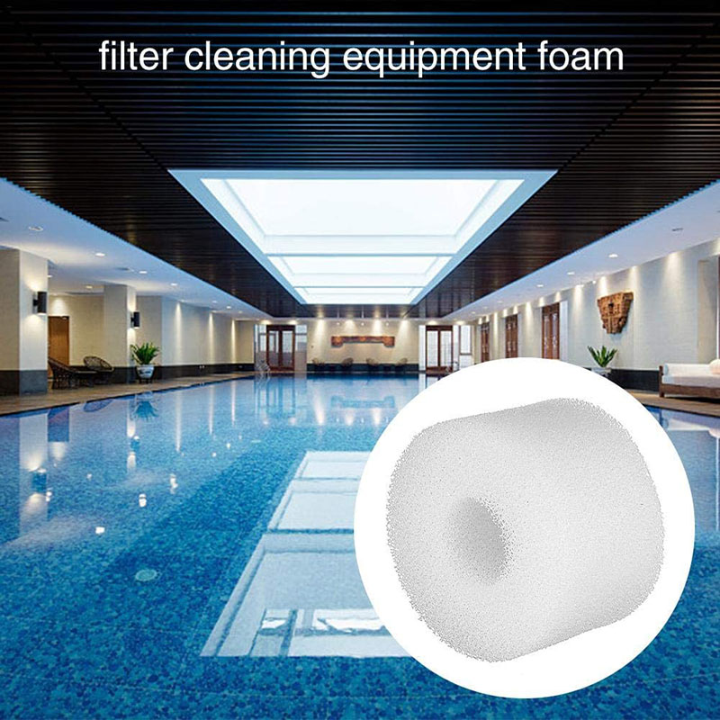10Pcs Swimng l Filter Foam Reusable Wble Sponge Suile Bubble Jetted re SPA for Intex S1 Type. 