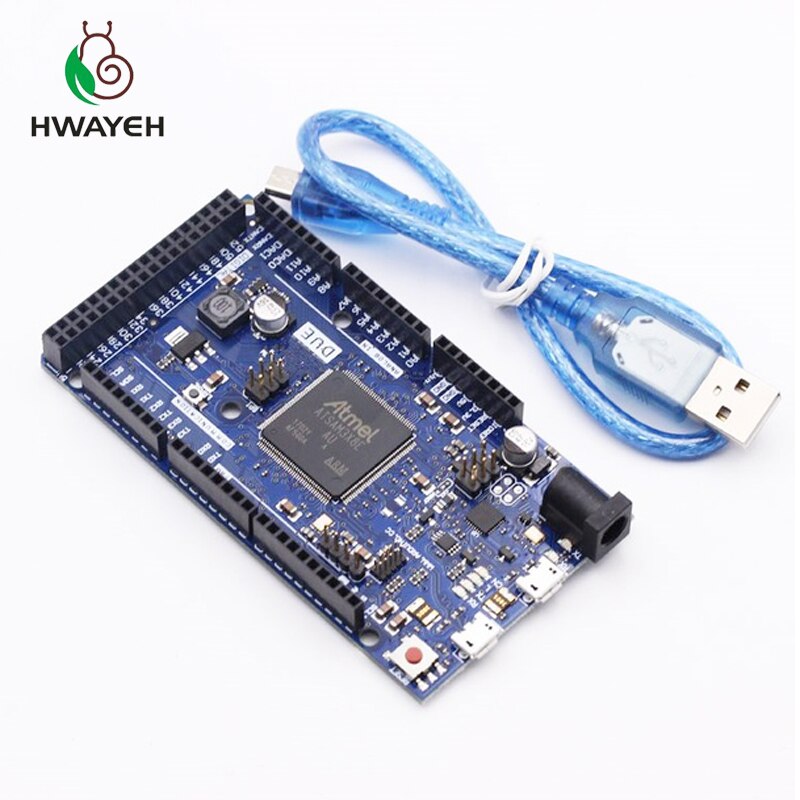 【Mary DAI Store】for arduino Due R3 ARM Version Main Control SAM3X8E 32-bit ARM Cortex-M3 Mega2560 R3 Duemilanove. 