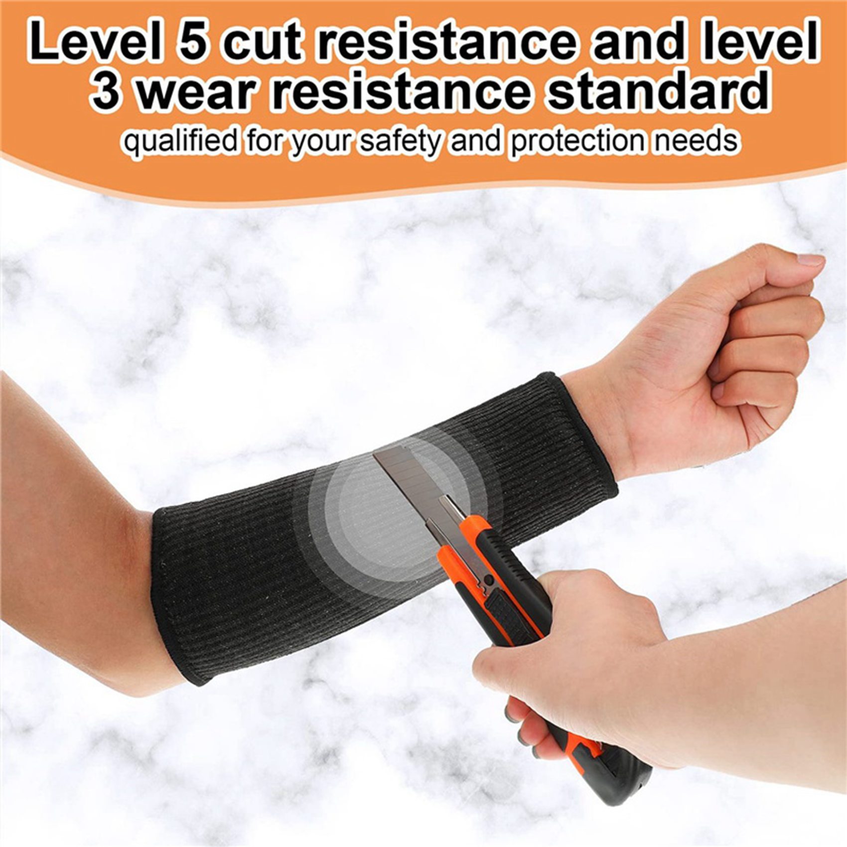 5 Pairs Cut Burn Resistant Sleeves Arm Sleeve Forearm Arm Guard. 