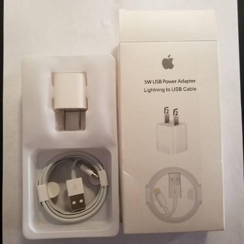 Aple 5W USB Power Adapter Cube for iPhne X,8, 7, 7 Plus, 6, 6s, 6plus, 5, 5c, 7s, SE,. 