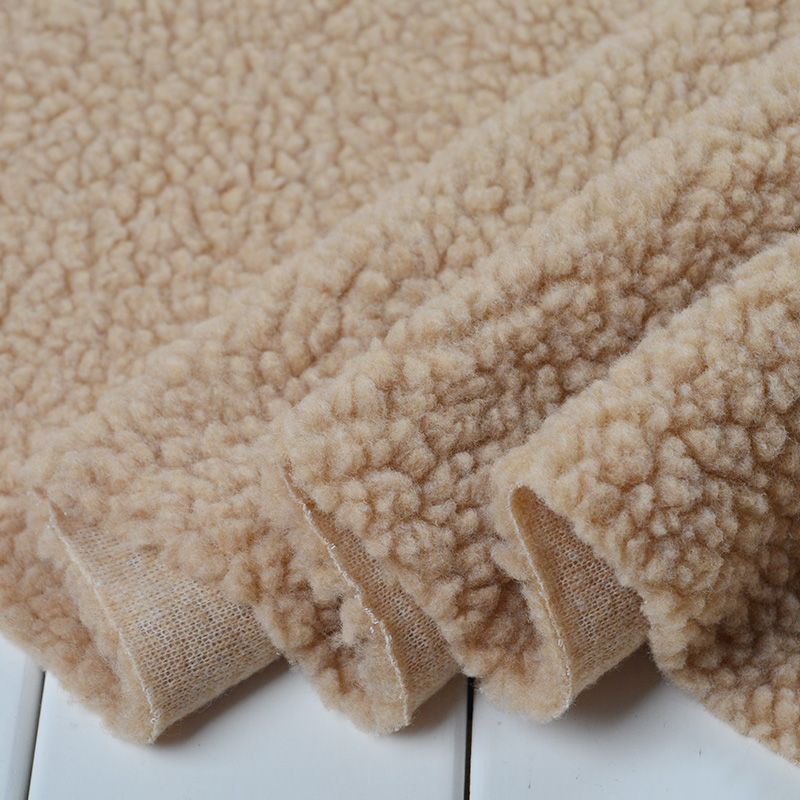 Thickened Lamb Wool Cloth Clothing Lining Plush Shoes and Hats Warm Lining HandmadediyFabric. 