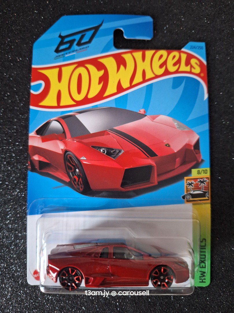 Hot Wheels 2023 Release (Mainline) Lamborghini Reventon, Scale - 1:64. 