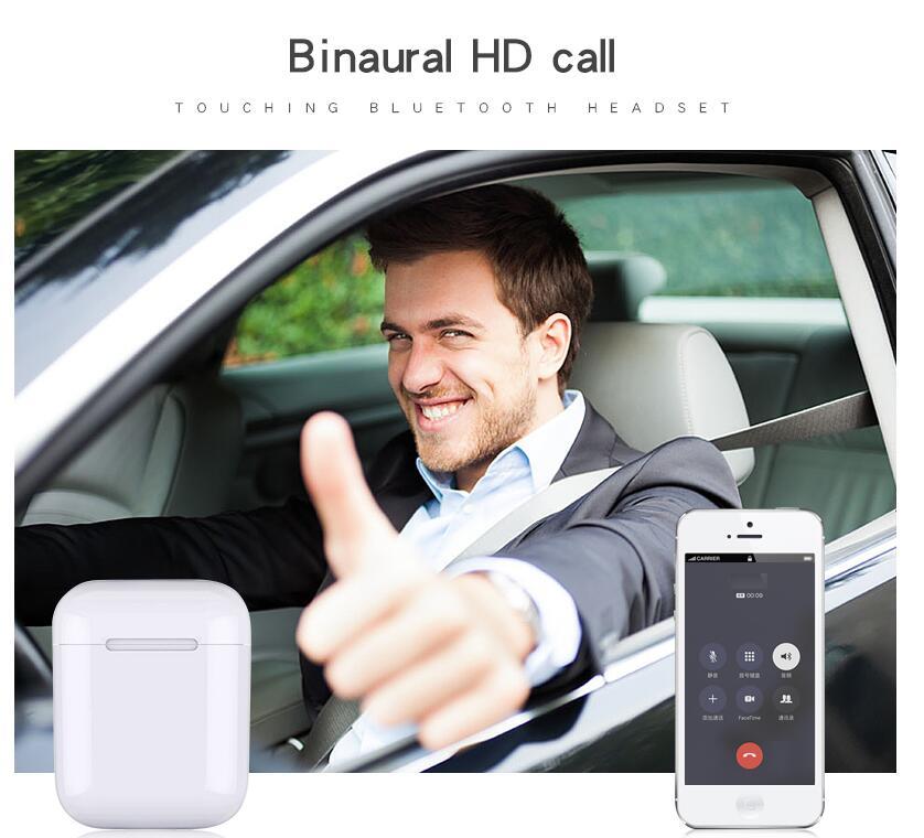 i1000 TWS In-ear Smart Sensor Wireless Earphone Sound Earbuds Pop up Bluetooth 5.0 Earphones. 
