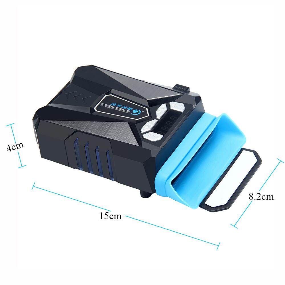 Low Noise Vacuum USB Powered Mini Air Extracting Cooling Fan Radiator LCD Display Adjust Speed For Notebook Laptop. 