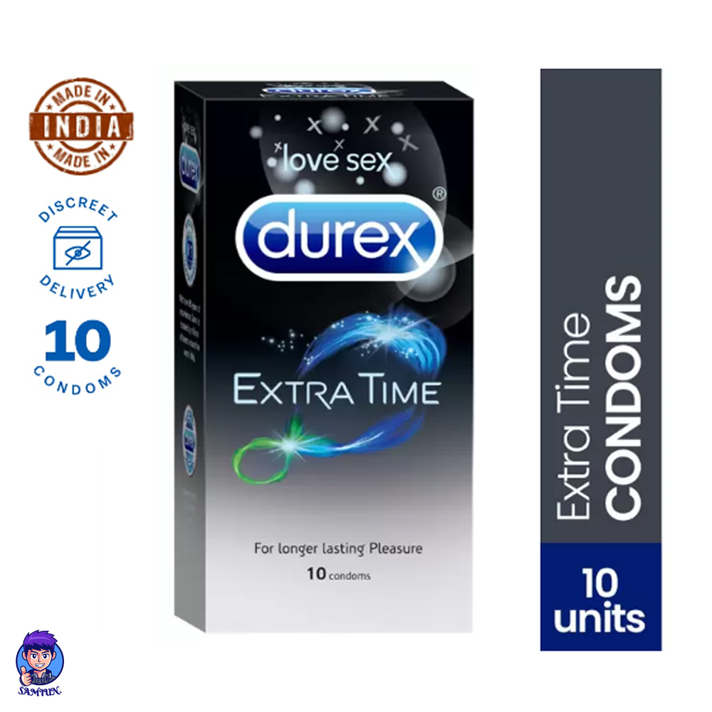 Durex Love Sex Extra Time For Longer Lasting Pleasure 10Pcs