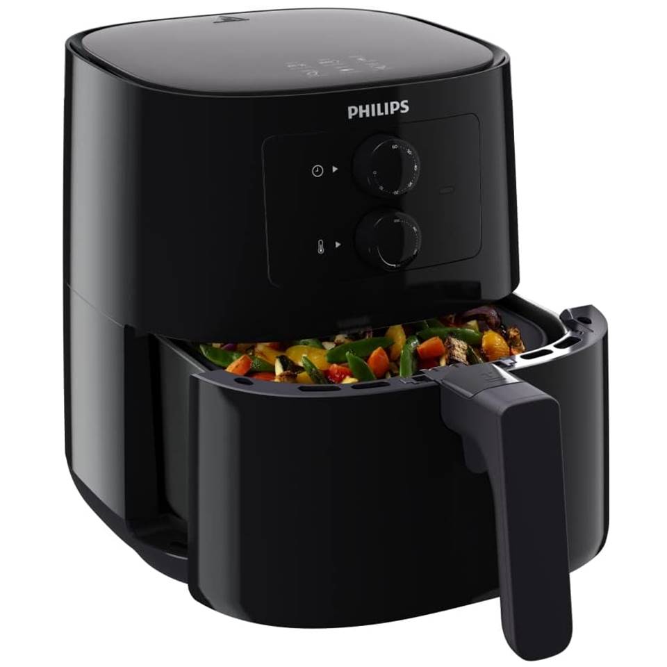 Philips HD9200/90 Essential Compact Low Fat Air Fryer | 4.1 liter ...