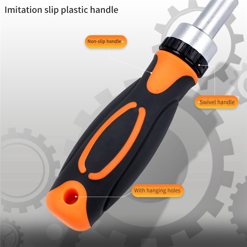 42-In-1 Ratchet Combination Screwdriver Set Vertical and Horizontal Ratchet Household Precision Maintenance Tools Easy to Use. 
