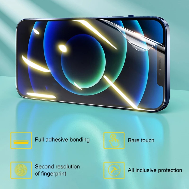 15 14 Apple Film for U Screen Protector Silicone TPro 32 11 Phone 1 for iP5 15 14 13 1 Piece Soft Hydrogel Film Max11 XS XR X 7 8 15 Plus. 
