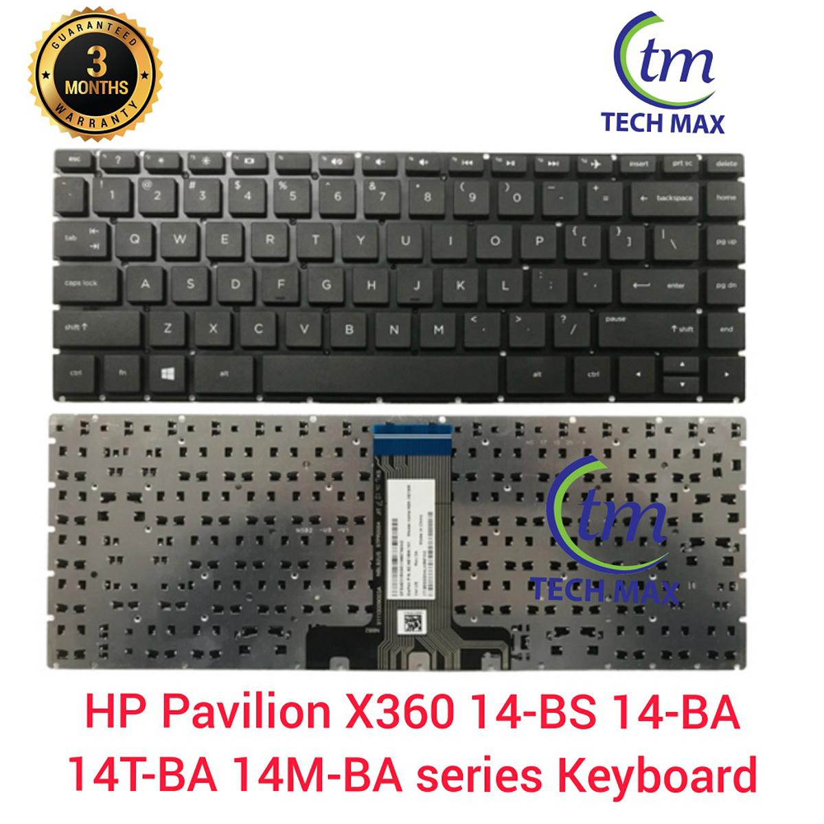 Laptop Keyboard For HPP Pavilion X360 14BS 14-BA 14-BS Series Pavilion 14-bs 14-bs000 14-bs100 14-bs500 US black keyboard - Keyboard