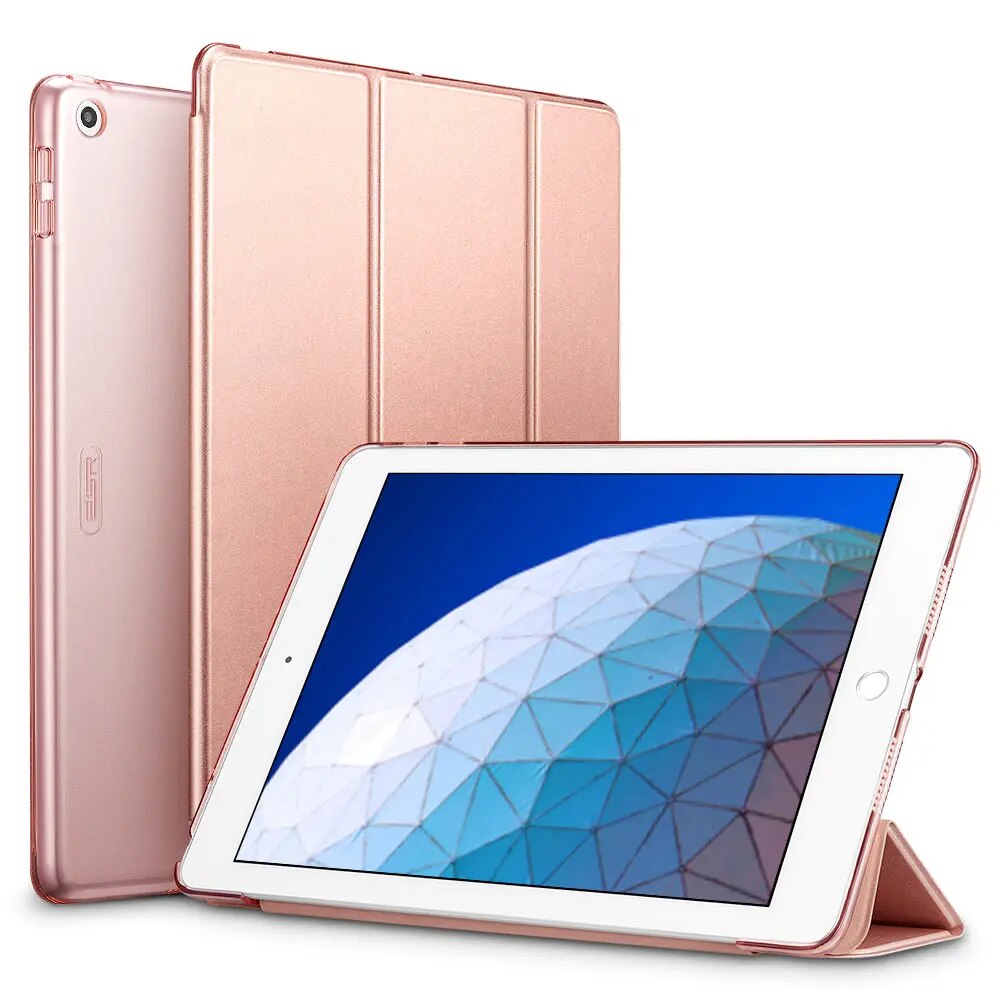 ESR for iPad Air 3 Case 2019 Yippee Trifold Smart Case Auto Sleep/Wake Lightweight Stand Case Hard Back Cover for iPad Air 3rd. 