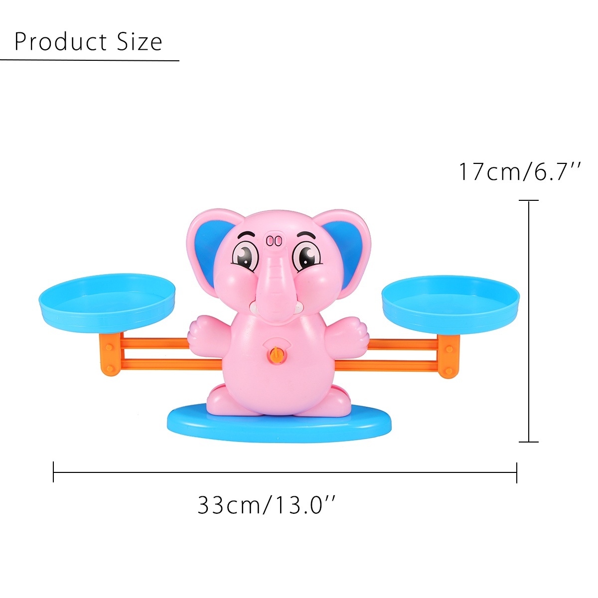 63PCS 60 Questions Full Set Transparent Mathematical Balancing Scale Arabic Numbers Toy for Kids Preschool Toddler Games Kindergarten. 