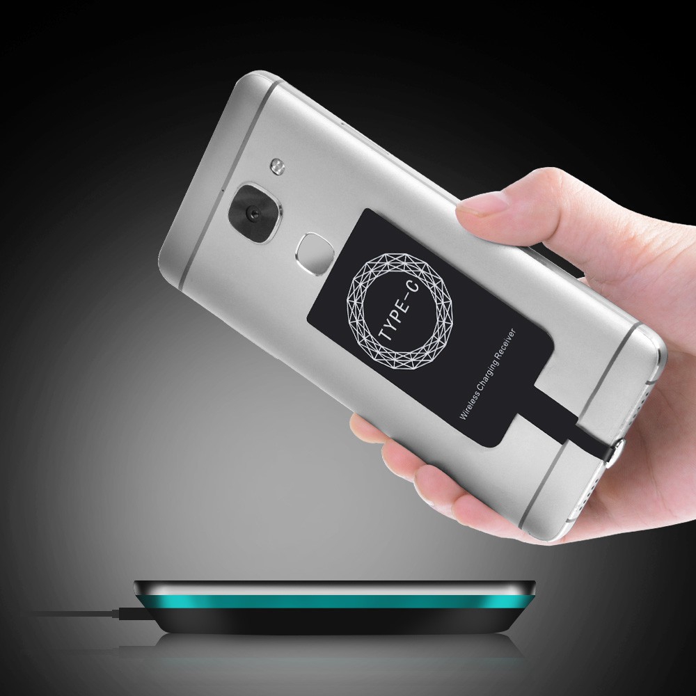 QI Wireless Charging Receiver Pad Kit For Android iPhone Mobile phone Type C Wireless Chargers. 