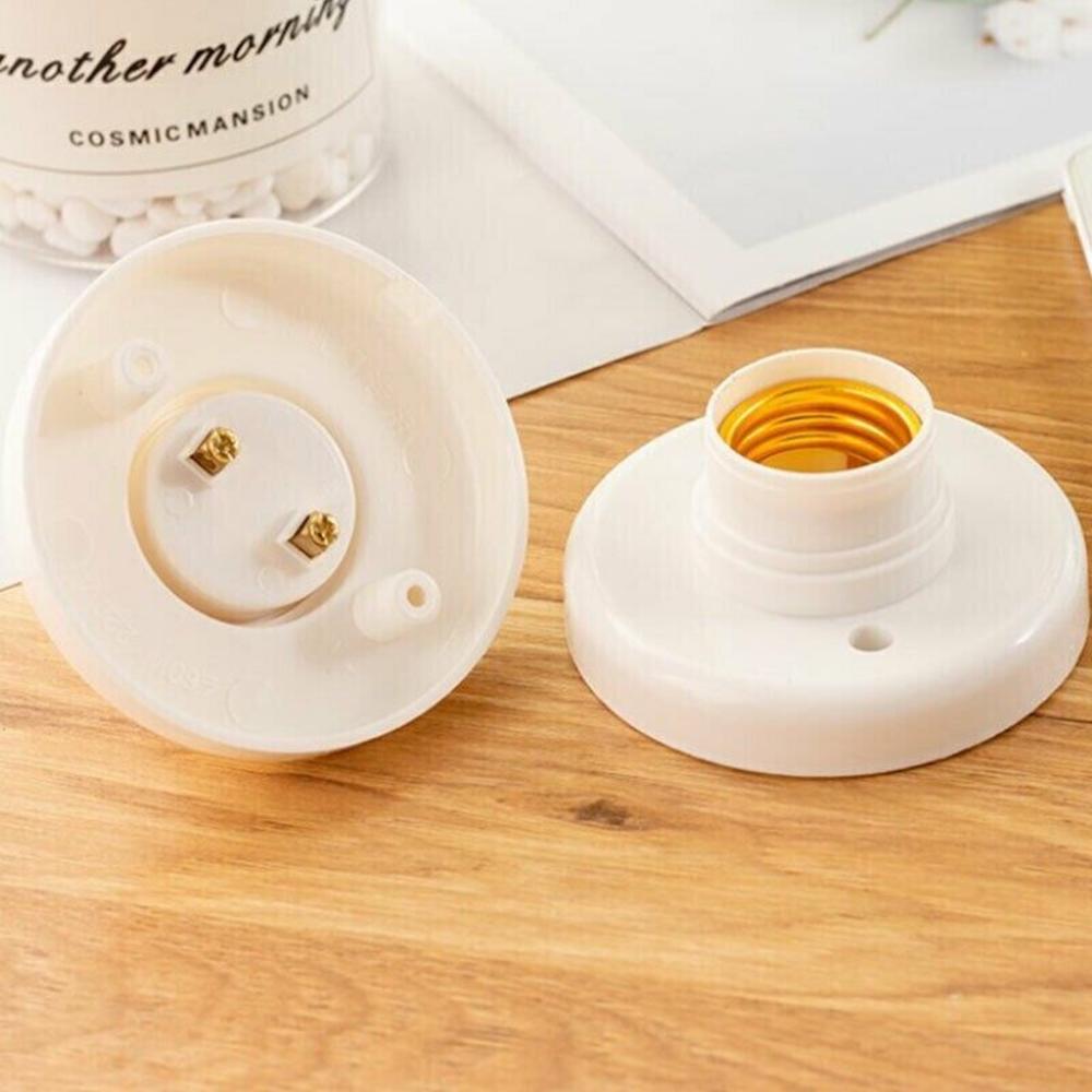 Light Bulb E27 Light Bulb Fixing Base Cap Pendant Lamp E27 Light Bulb Socket Fixing Round Lamp Base Holder for Light Bulb. 