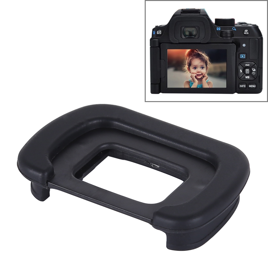 FR Eyepiece Eyecup for Pentax K5IIS, K5II, K30, K50, K5, K7, K-S1, K70 View Finder. 