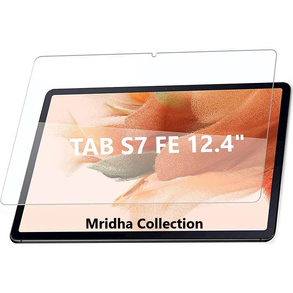 Samsung Galaxy Tab S7 Plus / Samsung Galaxy Tab S7 FE Screen Protector, Tempered Glass for Galaxy Tab S7 Plus/Tab S7 FE 5G (12.4 Inch) with S Pen Compatible. 