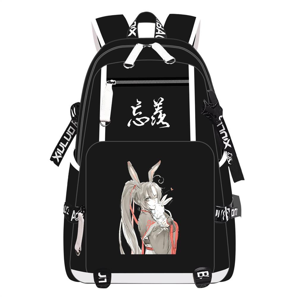 Mo Dao Zu Shi Grandmaster of Demonic Cultivation Wei Wuxian Lan Wangji Cosplay Backpack School Shoulder Bag Travel Rucksack. 
