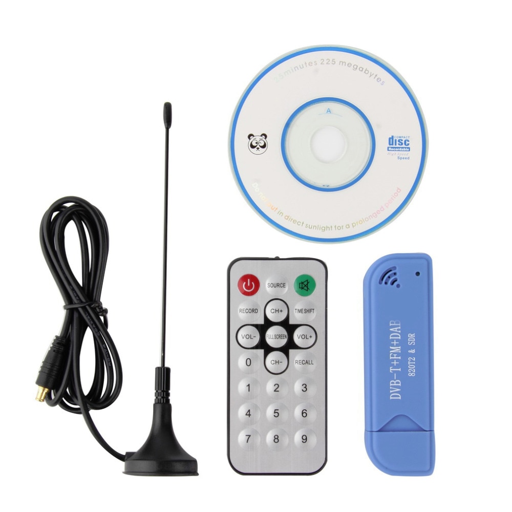 Sdr Receiver Rtl 2832U Dab+Fm Tv Tuner Dvb-T Stick Rtl FC0012 Tv Card Receiver Usb 2.0 Digital Usb Fm+Dab+Dvb-T+Sdr Dongle Stick. 