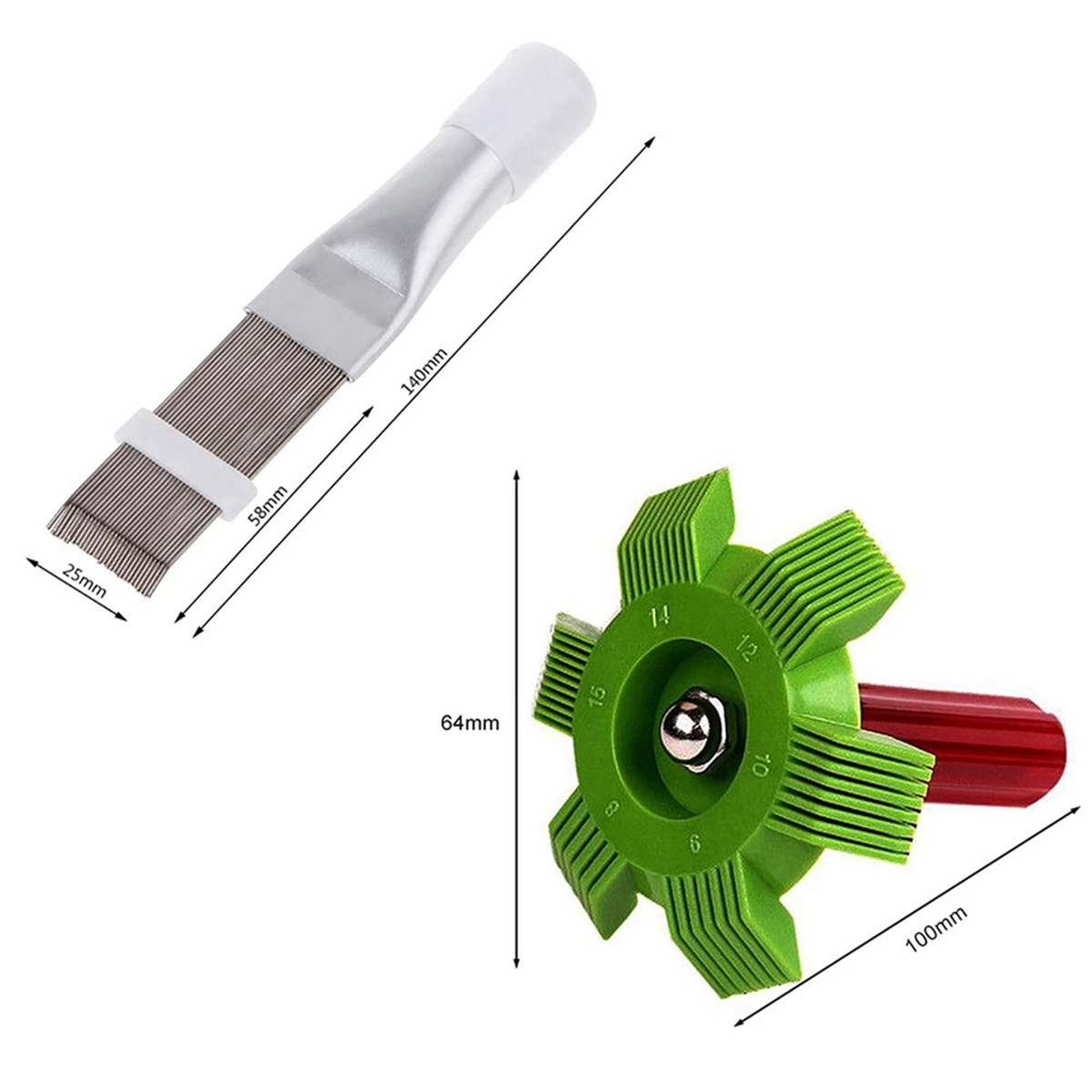Condenser Comb Stainless Steel Fin Comb Brush for Air Conditioner Blade ...