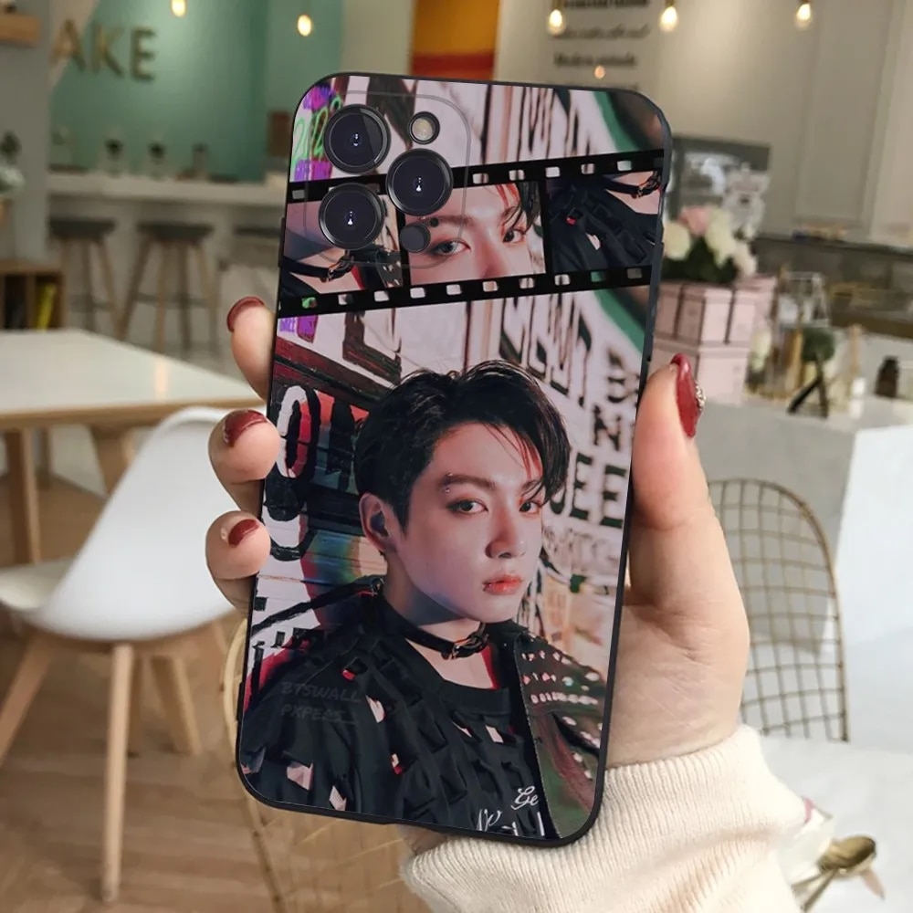 Jungkook Kpop Phone Case For iPhone 15 14 11 12 13 Mini Pro XS Max Cover 6 7 8 Plus X XR SE 2020 Funda Shell. 