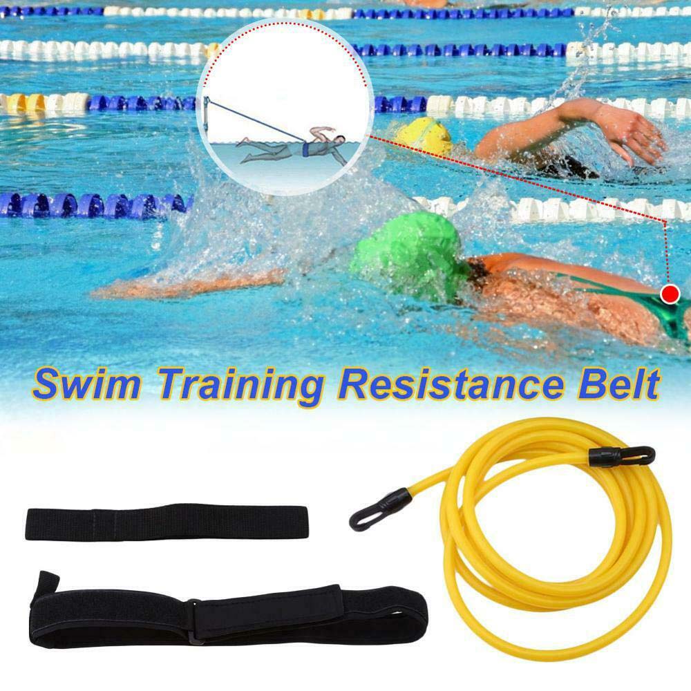 Swimming training resistance bands hot sale