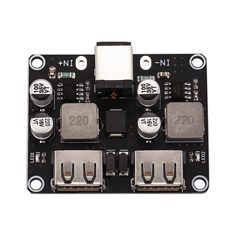Dual USB QC3.0 QC2.0 Fast Quick Charging Board DC-DC Step Down Buck Converter Power Supply Module USB QC 3.0 QC 2.0 Charger Board 6-32V. 