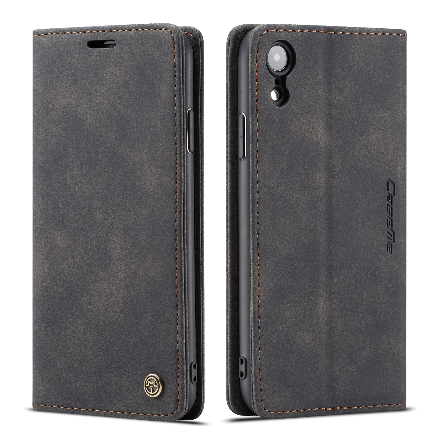 High Quality Retro Magnetic Flip Leather Case For Apple iPhone XR Phone Case Wallet Card Cover. 