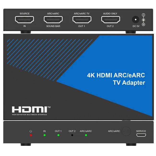 18Gbps HDMI ARC eARC Audio Adapter Amplifier Soundbar Speaker for TV. 