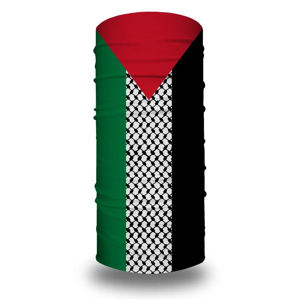 Palestinian Keffiyeh Bandanas Neck Gaiter Arabia Scarves Palestine Arabic Face Masks Shields Multifunctional Headwear. 