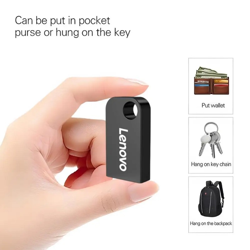 【100%Original+FREE Shipping+Ready Stock+COD】Lenovo 2TB USB Flash Drive 1TB 512GB Memory 256GB 128GB U Stick USB 3.0 High Speed Flash Memory Card Pen Drive For Laptop/PC. 