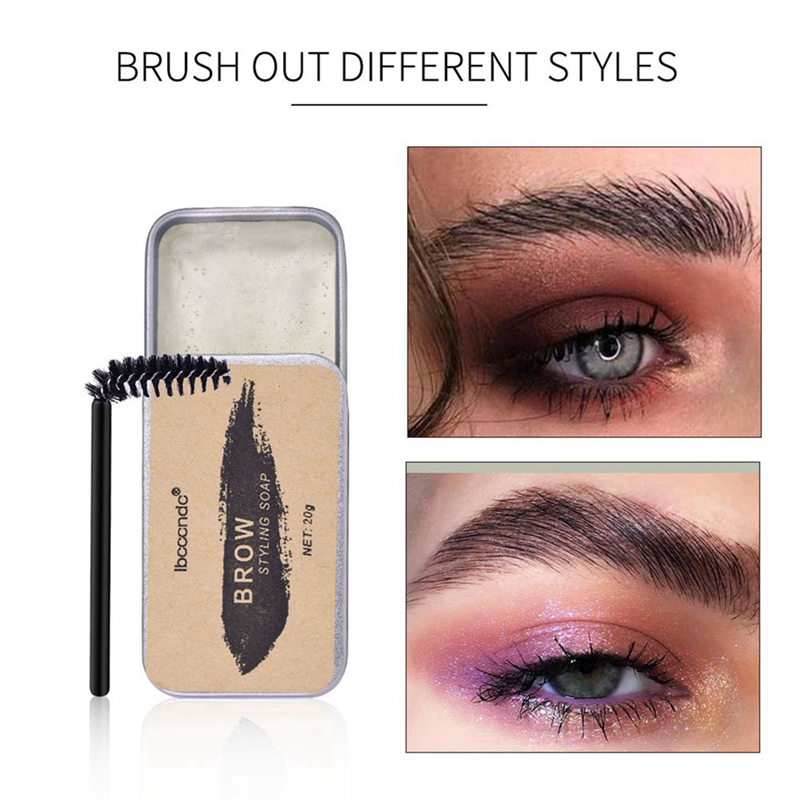 1 PCS 3D Feathery Brow Styling Soap Lamination Setting Gel Waterproof Long Lasting Brows Eyebrow Gel Pomade Kit. 