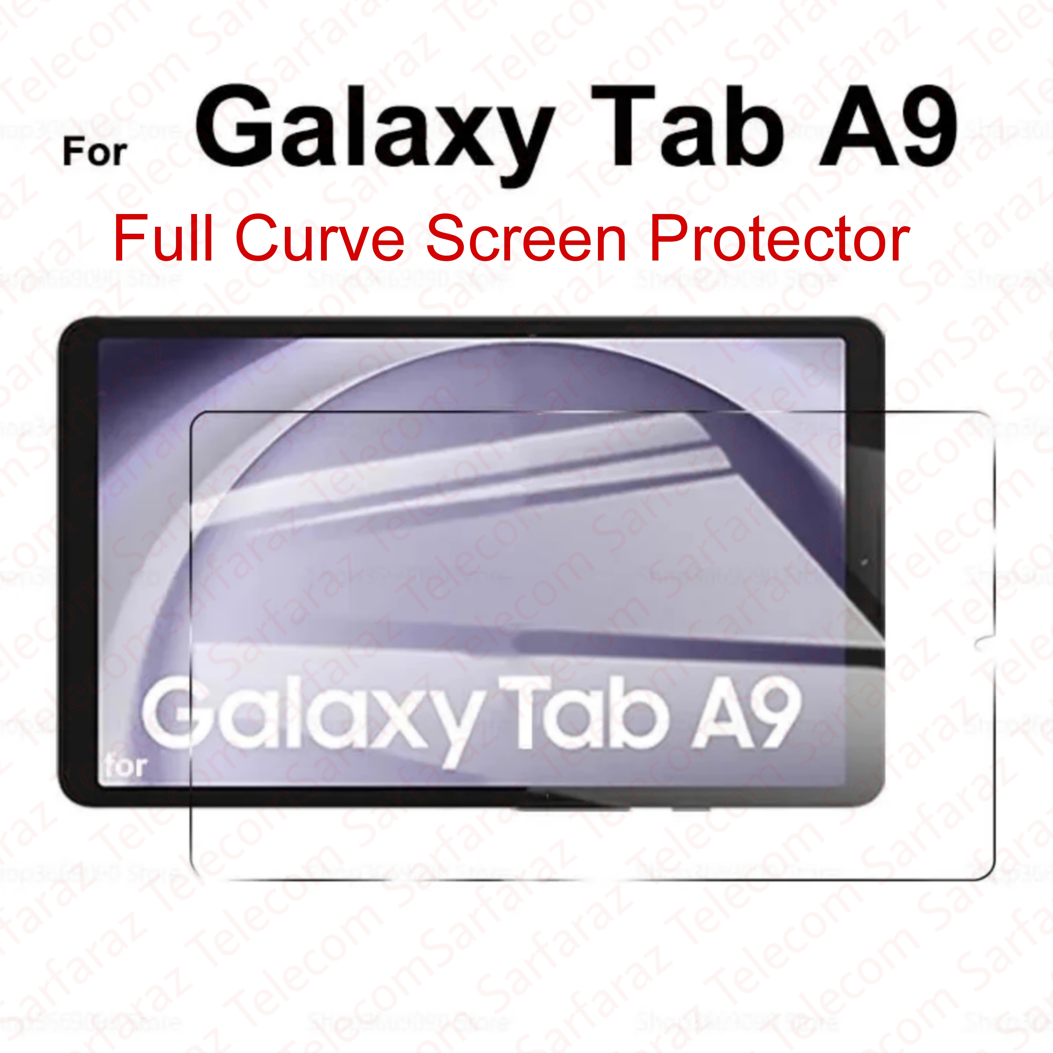 Samsung Tab A9 Full Curve Screen Protector 100% Accurate Smooth Touch Response