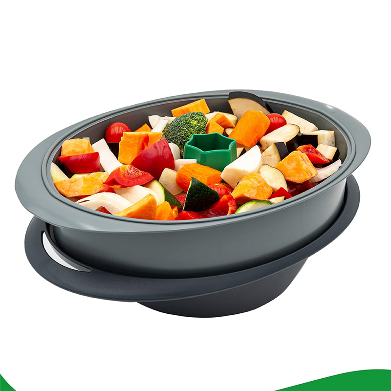 Expands the Cooking Area Attachment Grey Varoma Container Accessories Extension for TM6, TM5, TM31