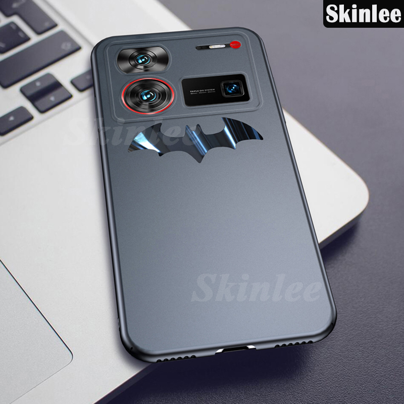 Phone case For ZTE Nubia Z60 Ultra Back cover Luxury Frosted Matte Back Slim Metal Bat Man Non-slip Protective Cases For Nubia Z60 Ultra Cover cases