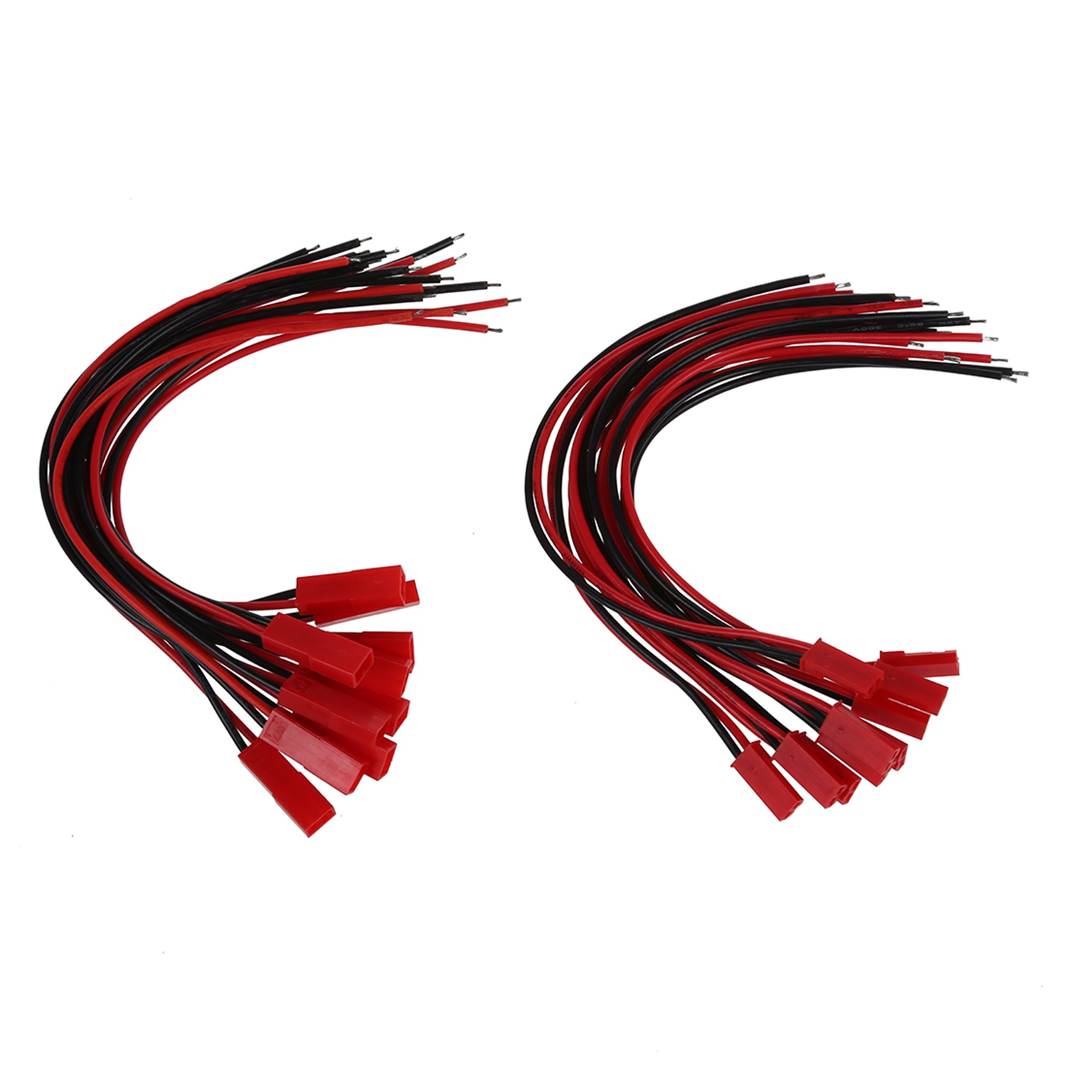 10 Pairs JST Plug Connector RC Lipo Battery Male/Female & 1 Pair 4mm Banana Plug Multimeters Meter Probe Test Lead. 