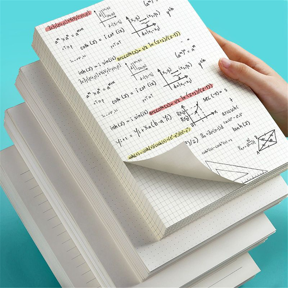 Korean version Grid notebook Multifunctional Hardcover Sketch book Small size Cute design Dot matrix book for Drawing Sketching -taking Art students Office use. 