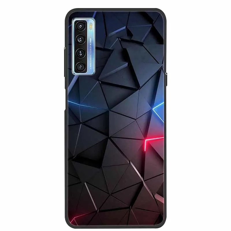 Case For TCL 20S 20L + Animal Silicone TPU Soft Phone Back Cover for TCL 20 5G Cases TCL 20L Plus Funda Bumper Shockproof Coque. 