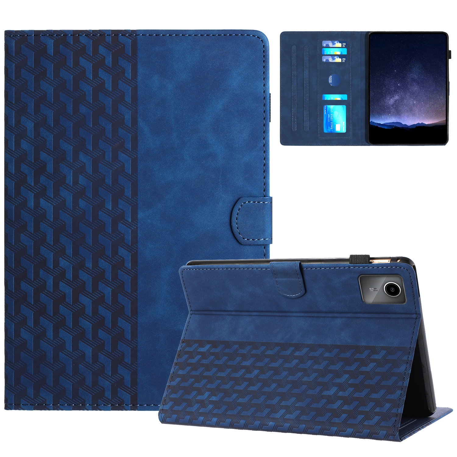 (New)Building Blocks Embossed Leather Case For Lenovo Tab M11/Xiaoxin Pad 11 2024