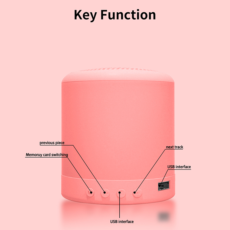Mini Wireless Bluetooth Speaker A11 Macaron Subwoofer USB Card Small Speaker Mp3 Player Smart Accessory radio bluetooth. 