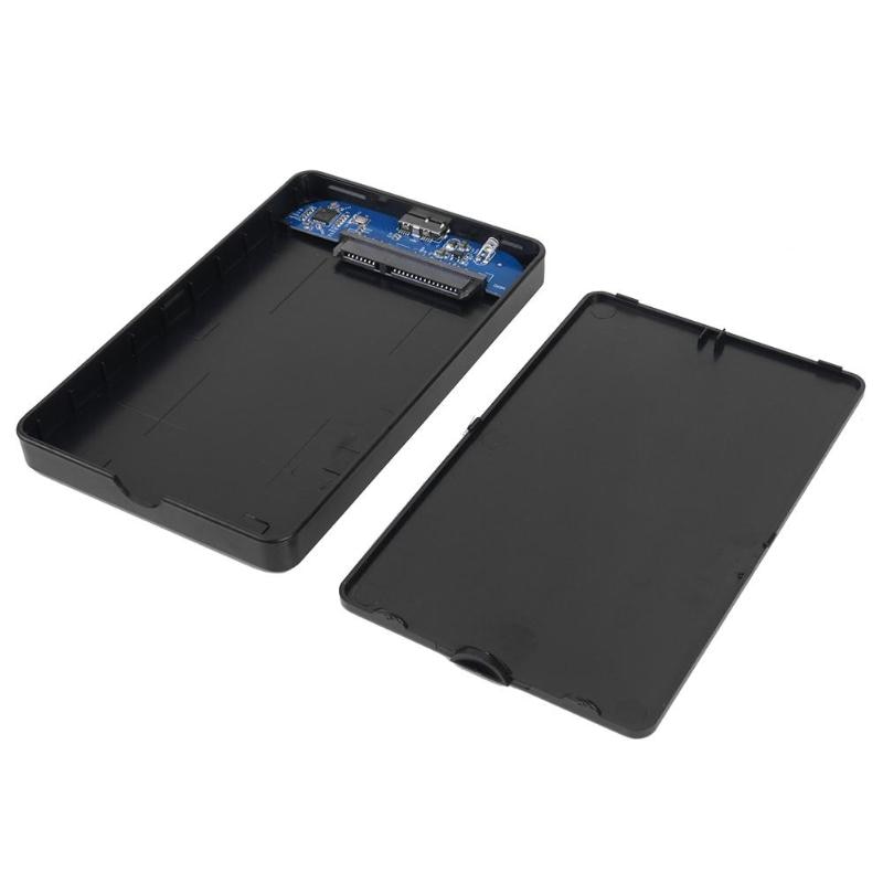 2.5inch HDD Case USB 2.0 HD SATA External Enclosure HDD /SSD Hard Disk Case Box for PC Laptop External Hard Drive Case. 