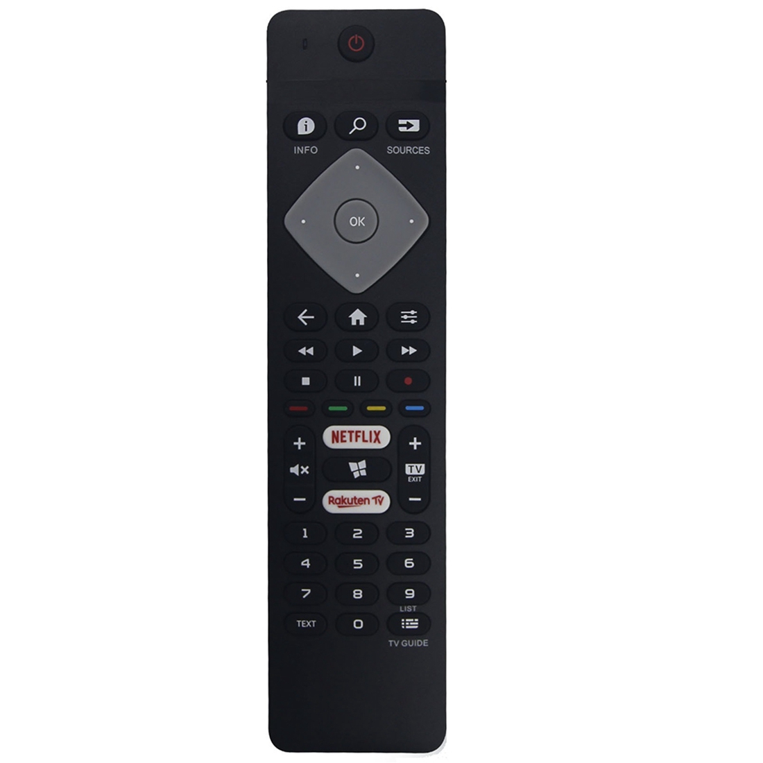 Remote Control for Philips BRC0884301/01 43PUS6704/12 50PUS6704/12 55PUS6704/12 4K UHD Smart TV (No Ambilight). 