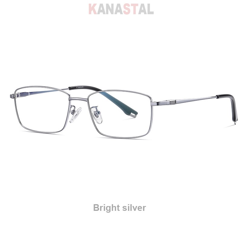en's Light ng eading lasses ew ure itanium Eyeglasses Frame yopia resbyopia rescription Lens Opts Eyewear