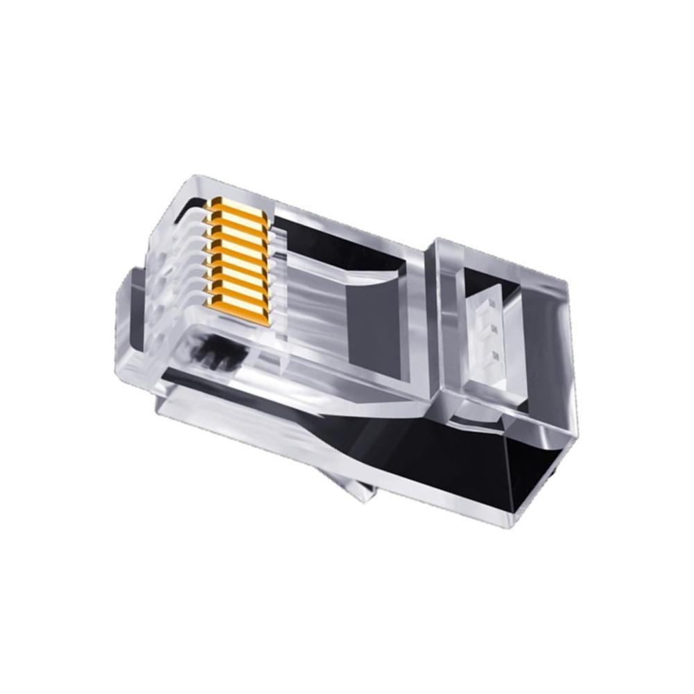 【FUPANG】10PCS Network Modular Plug Cat6 CAT6e Connector utp Modular Plug. 