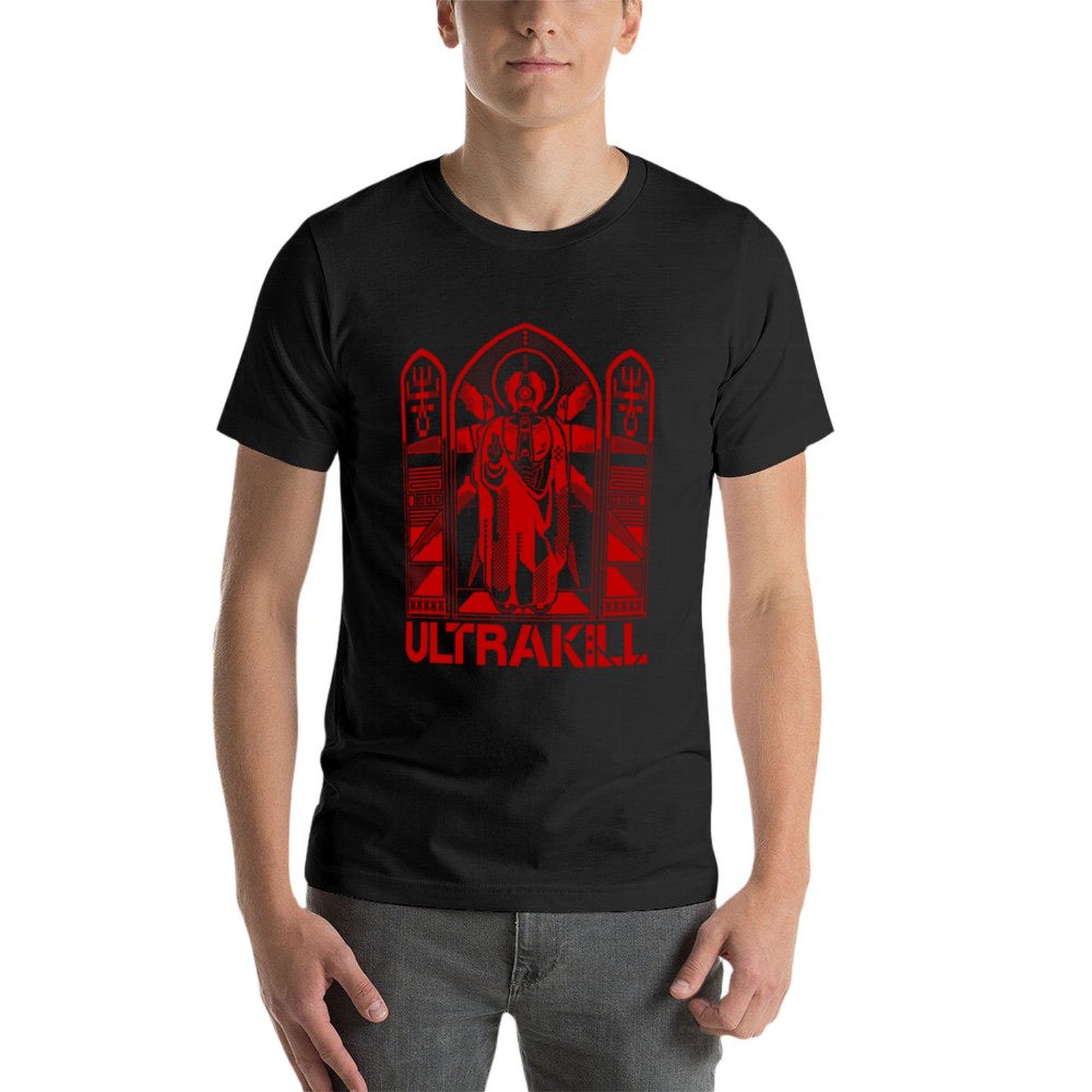 Ultrakill v2 - Gabriel Ultrakill T-Shirt cute clothes customs design your own shirts graphic tees heavy weight t shirts for men. 