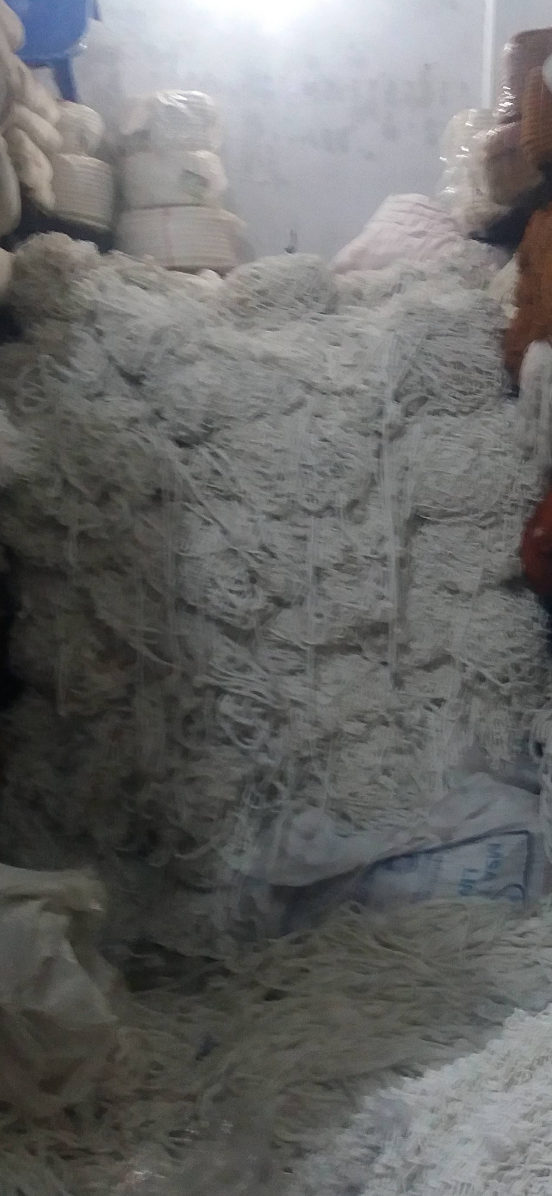 Safety net for construction project. 