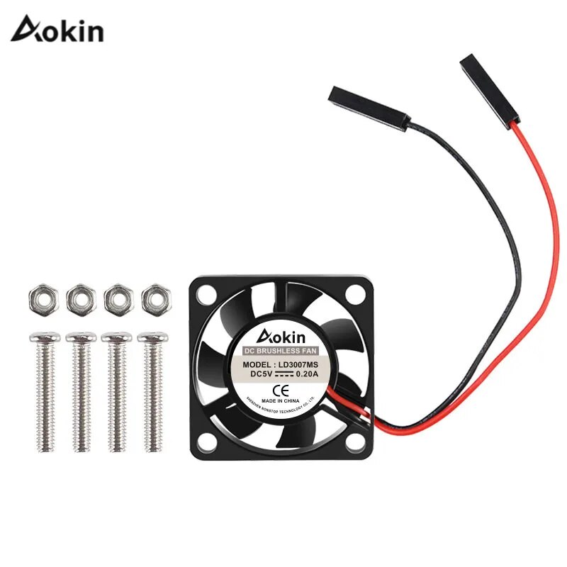 Raspberry Pi 3 B+ Fan Small Computer Fan For Raspberry Pi Cooling Fan 30x30x7mm Brushless CPU Cooling Fan. 